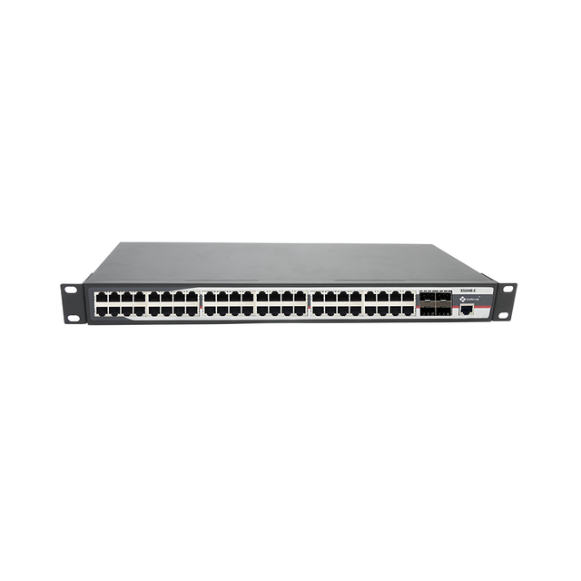 For GE 48 Copper Port High-Speed Managed Industrial Ethernet Switch L3 4 10G SFP+ for Smart Grid Infrastructure