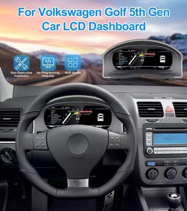 หน้าปัดเรือนไมล์ดิจิตอล LCD ขนาด 10.25 นิ้ว ดีไซน์ใหม่ Navihua สำหรับรถยนต์ VW Volkswagen Golf 5 ปี 2006 - Product Image 6