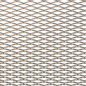 Hot Sales Ripple Micro Mesh Raised Expanded Metal Stainless Steel Walking Mesh Grill Menards For Construction Work