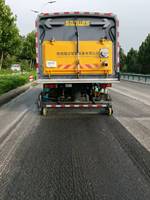 Camion balayeuse électrique Scdwes pour routes sèches et humides, 7,5 m³, avec lavage haute pression, haute efficacité, usage intensif pour le nettoyage municipal