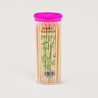 Nouveau cure-dent en bois de bambou jetable pas cher 70 pièces/boîte fabrication naturel prix usine cure-dents jetables en bambou