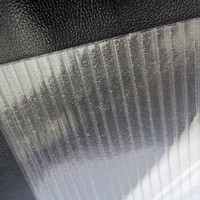 Meilleure vente feuille de polycarbonate brillant taille personnalisable qualité durable feuille de plastique transparent cristal PC