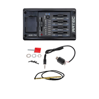 Préampli pour guitare acoustique ARTEC AGE-TN, système d'égalisation 4 bandes avec accordeur chromatique numérique et kit de micros piézo PP-607 pour pièces de guitare