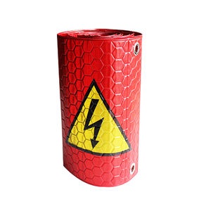 Baskı özel çift taraflı yansıtıcı afiş tehlike uyarı işaretleri yüksek gerilim fişleri yakınında elektrikli çit uyarı işareti - Product Image 3