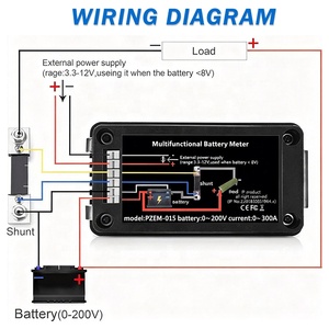100A 12V LCD 디스플레이 디지털 전류 전압 태양광 배터리 테스터 모니터 미터 - Product Image 6