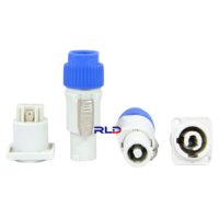 Powercon 3pin DMX XLR câble combiné Signal d'alimentation combinaison 3P connecteur d'alimentation câble mâle/femelle boîtier en Nylon