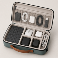 Custom EVA Tablet Accessories Case Protective Storage Bag for Charger Stylus Cable Adapter and Digital Devices