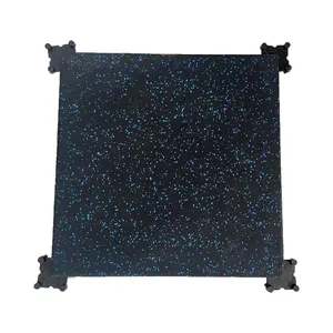 Haute qualité 3cm noir Snap-On balcon tapis de sol en caoutchouc acoustique revêtement de sol de protection