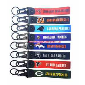 Nouvelle vente en gros personnalisée équipe de football américain sangle courte lanière de téléphone sangle clé lanière de dragonne - Product Image 2