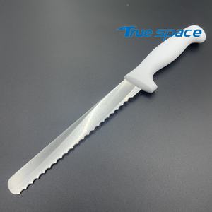 Rebanadora de pan dentada de acero inoxidable para hornear <span class=keywords><strong>profesional</strong></span>, <span class=keywords><strong>cuchillo</strong></span> dedicado para hornear pan, jamón y pastel - Product Image 4