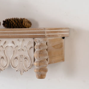 تصميم ديكور فني عتيق رف عائم رف أنيق ديكور للجدران لغرفة المعيشة والمداخل فكرة هدية عيد ميلاد - Product Image 3