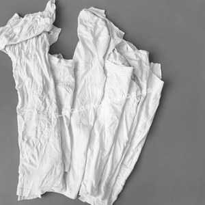 Cleaning Rags <b>Industrial</b> <b>Wiping</b> Waste RagsSecond Rags White T-Shirt Rags 100% Cotton Rags for Cleaning - Product Image 1
