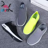 Mocassins tendance en toile respirante pour hommes, collection été/automne 2025 – Confortables à enfiler avec maille et tricot – Vente flash directe usine