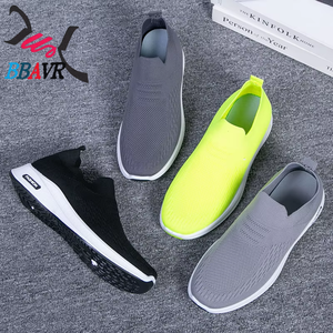 Mocassins tendance en toile respirante pour hommes, collection été/automne 2025 – Confortables à enfiler avec maille et tricot – Vente flash directe usine - Product Image 3