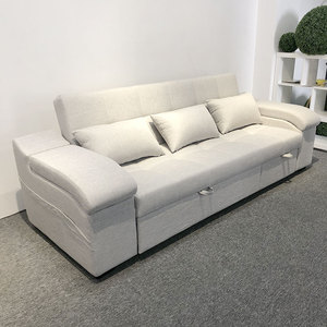 Tapisserie de sol en lin avec livraison gratuite, nouveau, blanc et gris, canapés convertible et 3 <span class=keywords><strong>places</strong></span> - Product Image 3