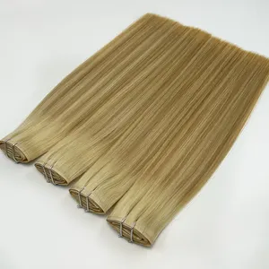 Seamless Clip In Hair Extension Factory Wholesale Luxury Top Quality Remy Human Hair Invisible Seamless Clip In Hair Extension 100% Human Hair