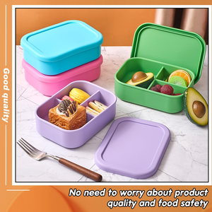 Customized Adult and Child Sealed <b>Lunch</b> <b>Boxes</b> OEM ODM Student Fruit Salad and Sandwich Bento Box - Product Image 3