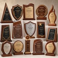 Trophées de remise de diplôme personnalisés, coupe de récompense avec logo de l'école, souvenir de concours académique pour les élèves, trophée commémoratif
