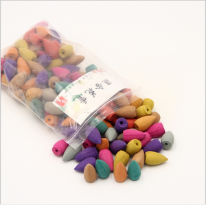 Cônes d'<span class=keywords><strong>encens</strong></span> DDP en bois d'agar, <span class=keywords><strong>encens</strong></span> cascade avec variété de parfums : bois de santal, thé, lavande, rose, océan, gingembre - Product Image 1
