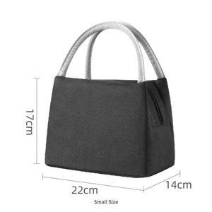 Sac isotherme en tissu Oxford avec bandoulière, idéal pour les repas à emporter, l'école, le travail, les pique-niques, sac à lunch isotherme - Product Image 6
