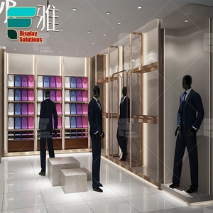 Kệ Trưng Bày Quần Áo Cửa Hàng Trang Phục Công Sở Màu Vàng Trưng Bày Mẫu Trang Phục Nữ - Product Image 5