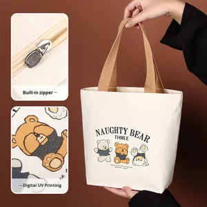 Toàn cầu tốt nhất bán tùy chỉnh-được Thiết kế thân thiện với môi túi cao cấp đa chức năng ăn trưa hộp dây kéo túi xách quà tặng Sản xuất tại Trung Quốc - Product Image 3