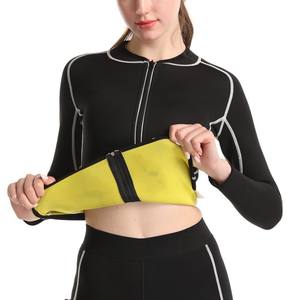 Traje de Yoga Ajustado de Manga Larga Transpirable de Spandex/Poliéster para Hombre y Mujer, Traje de Sauna, Hanfu, Deportivo, Moldeador del Cuerpo - Product Image 4