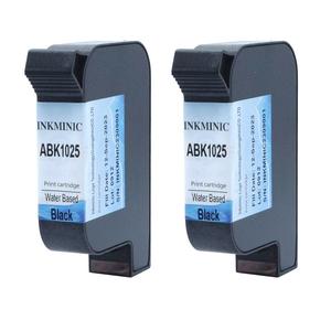 Cartouches d'encre noire à base d'eau et à base de solvant Image Abk1025 avec puce pour imprimantes à jet d'encre thermique 1200 1050 - Product Image 2