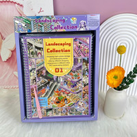 Libro de Pegatinas con Escenas Urbanas, Mini Centro Comercial, Pegatinas Decorativas Perfectas para Manualidades y Scrapbooking Infantil, Venta al Por Mayor