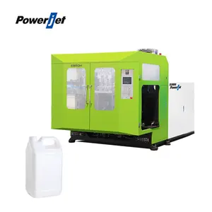 Powerjet EB25H Extrusie Blaasvormmachine Hdpe Pp Pc Plastic Fles Handleiding Dubbele Station In China