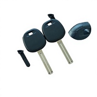 Fabricants de clés de voiture, vente en gros de clés de véhicules, TOY48BT4 lame courte, puce 4C, clé transpondeur pour Lexus 1997-2005