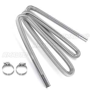 Tuyau d'échappement de chauffage de stationnement pour voiture de 250 cm avec colliers de serrage, en acier inoxydable, pour chauffage diesel - Product Image 3