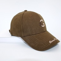 Casquette de baseball personnalisée en sergé de coton, 6 panneaux, logo brodé, chapeau de sport ajustable, fabricant OEM, casquette DadCap en sergé de coton à visière incurvée