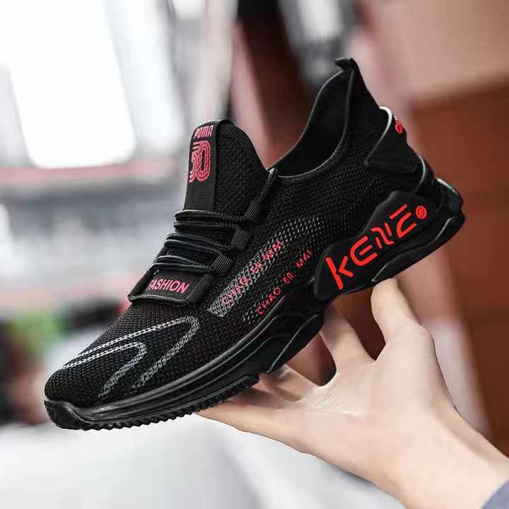 Goedkoop Gemaakt In China Sport Schoenen Mesh Zwart Geen Nieuw Voor Mannen  Schoenen Sneaker Casual Sneakers