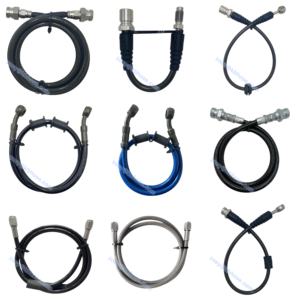 <span class=keywords><strong>Tuyau</strong></span> <span class=keywords><strong>de</strong></span> <span class=keywords><strong>frein</strong></span> flexible en Ptfe tressé en acier inoxydable 3an An-3 et acier avec raccords <span class=keywords><strong>de</strong></span> placage vert <span class=keywords><strong>olive</strong></span> - Product Image 6