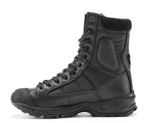Bottes tactiques d'hiver légères, tige en PU, fermeture éclair latérale, semelle en PU, bottes de sécurité imperméables antidérapantes pour le travail - Product Image 1