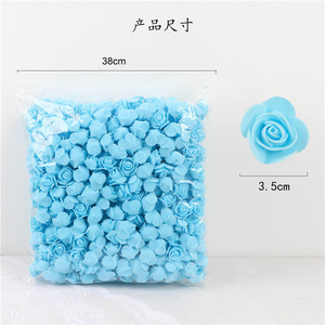 <b>Foam</b> Rose Head 3.5cm Artificial Flower Wedding Decoration Home <b>Craft</b> Supply - Product Image 3