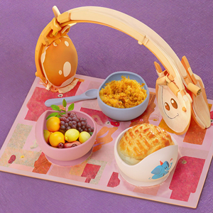 Tazón de Silicona de Grado Alimenticio, Ecológico, No Tóxico y Libre de Ftalatos Hilim SCG para Niños de 0 a 12 Meses, Vajilla Infantil para la Mesa de Comedor, Venta al Por Mayor - Product Image 3