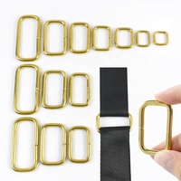 Pour Deepeel XP185 léger 14-50mm pur laiton carré anneau boucle métal joint torique matériel accessoires pour sacs et accessoires
