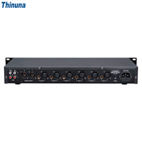 Thinuna FBD-161 Système de conférence Microphone Mélangeur de son Performance Pro Audio Feedback Destroyer DSP Feedback Suppressor
