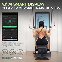 IMBODY POWER S Smart Gym Fitness Miroir Power Station Multi Gym Machine Bras Poitrine Jambes Musculation Usage Domestique Métal