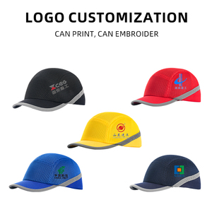 Casques de sécurité respirants et démontables en gros, protection de la tête, <span class=keywords><strong>casquette</strong></span> de <span class=keywords><strong>chantier</strong></span> réfléchissante, <span class=keywords><strong>casquette</strong></span> anti-choc, <span class=keywords><strong>casquette</strong></span> de sécurité en maille - Product Image 2