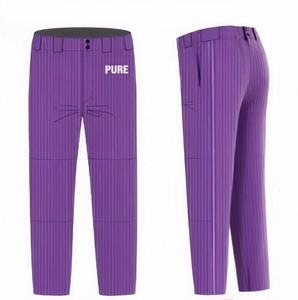 FQ pantalon de Baseball personnalisé sur-déposé imprimé en gros pantalon de Baseball classique rayures uniforme de Baseball - Product Image 4