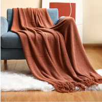 Modèle personnalisé de luxe doux flanelle polaire pelucheux polyester gaufré jeter sur couverture pour canapé canapé