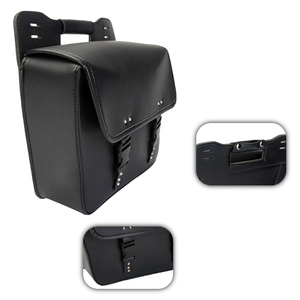 Pelex — sac de selle en cuir PU, sac latéral de selle pour Harley Sportster Dyna racer, haute qualité, prix d'usine - Product Image 4