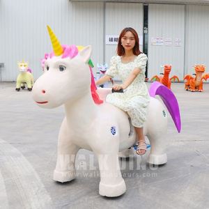 Coche Interactivo con Forma de Pony para Montar, con Movimientos y Música, para Parques de Diversiones Interiores y Exteriores, Centros Comerciales y Aeropuertos - Product Image 4