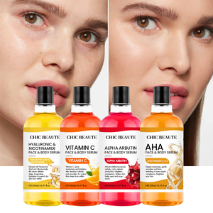 CHIC BEAUTE Sérum AHA Vitamine <span class=keywords><strong>C</strong></span> Rétinol Anti-âge Anti-rides Éclaircissant Alpha Arbutine Acide Hyaluronique Niacinamide pour le Corps et le Visage - Product Image 1