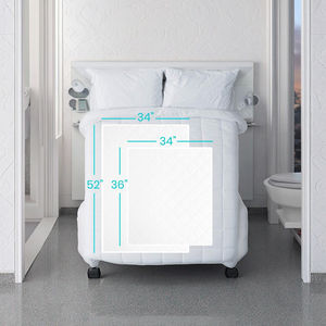 Almohadillas de cama lavables para incontinencia personalizadas, protección contra humectación, almohadillas reutilizables impermeables para mujeres, hombres, niños y mascotas - Product Image 4