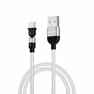 BAVIN CB224 Fast Bendable Charging Transfering Cell Mobile Phone Micro Type-c Nylon Wire Data USB Cables