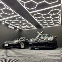 HanYin Nouveau Design Australie Offre Spéciale professionnel hexagonal lumière led pour voiture atelier voiture détaillant lumière d'inspection